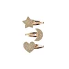 Barrettes Penelope étoile lune coeur - Souza