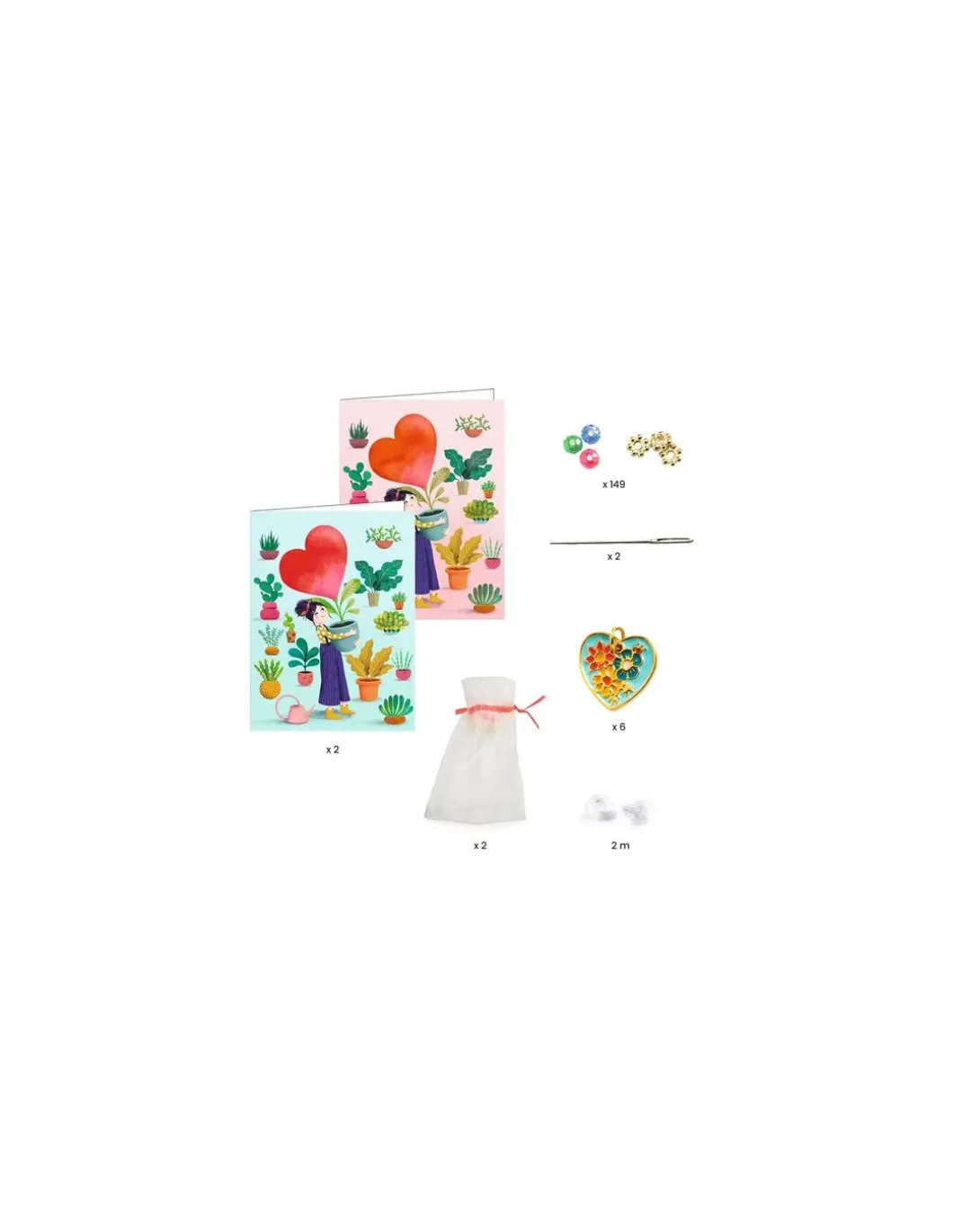 Bijoux duo bracelets coeur You & Me - Djeco