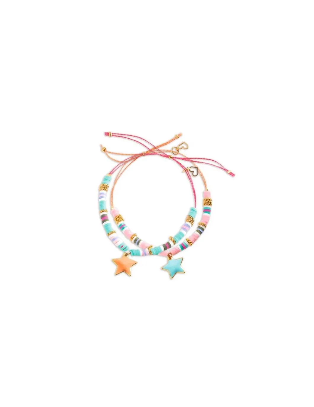 Bijoux duo bracelets Heishi étoiles - Djeco