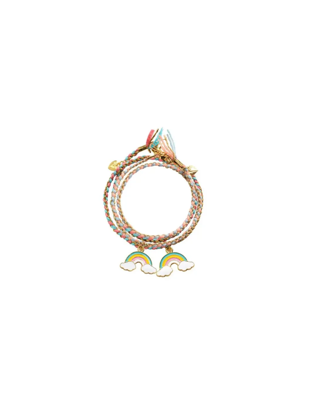 Bijoux duo bracelets Kumihimo Arc-en-ciel You & Me - Djeco