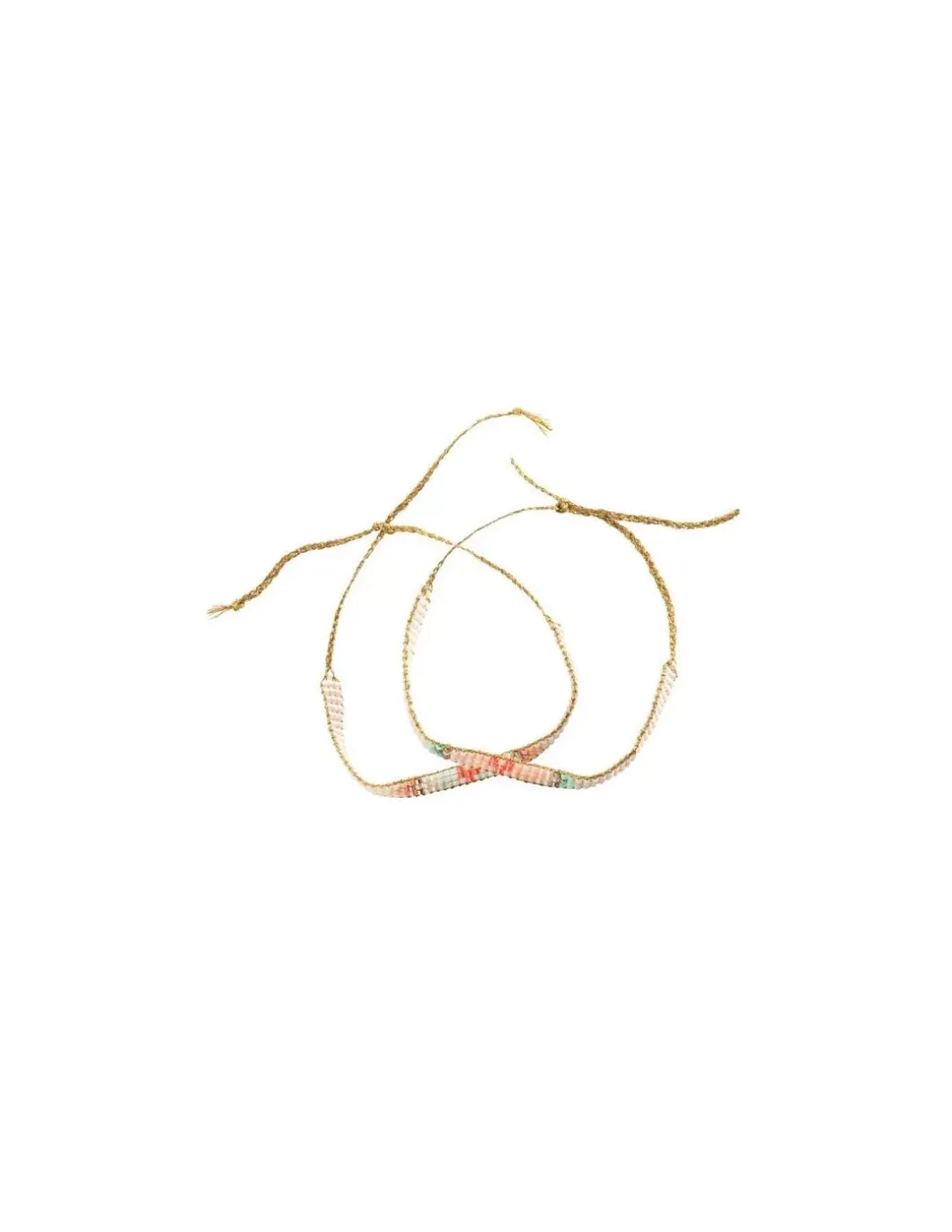 Bijoux duo bracelets Miyuki et Coeurs - Djeco