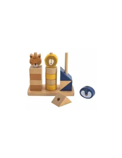 Blocs Animaux à empiler en bois - Trixie