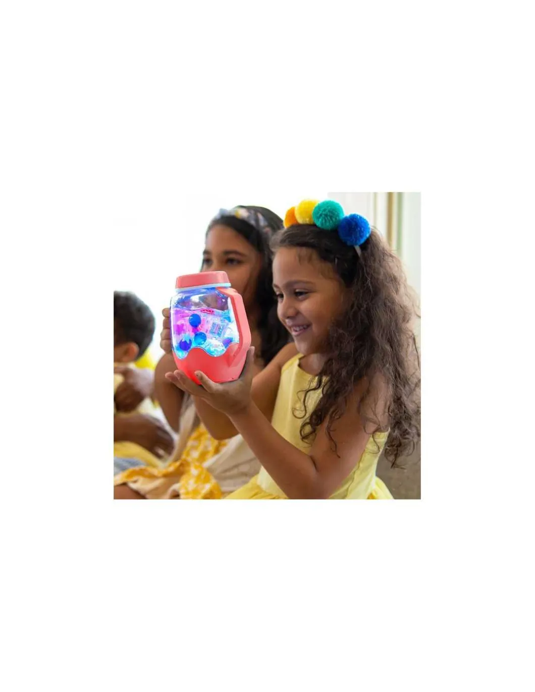 Bocal de jeu sensoriel corail - Glo Pals