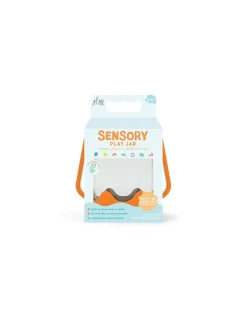 Bocal de jeu sensoriel orange - Glo Pals