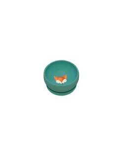 Bol en silicone avec ventouse Crunchy le renard - Sassi