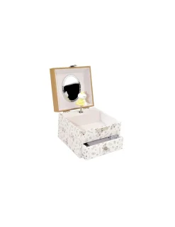 Boîte à bijoux musicale cube Ecureuil dans la Prairie - Trousselier