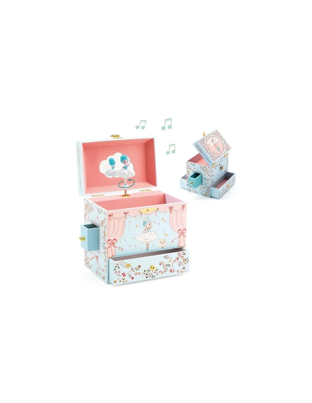 Boîte à musique ballerine en scène - Djeco