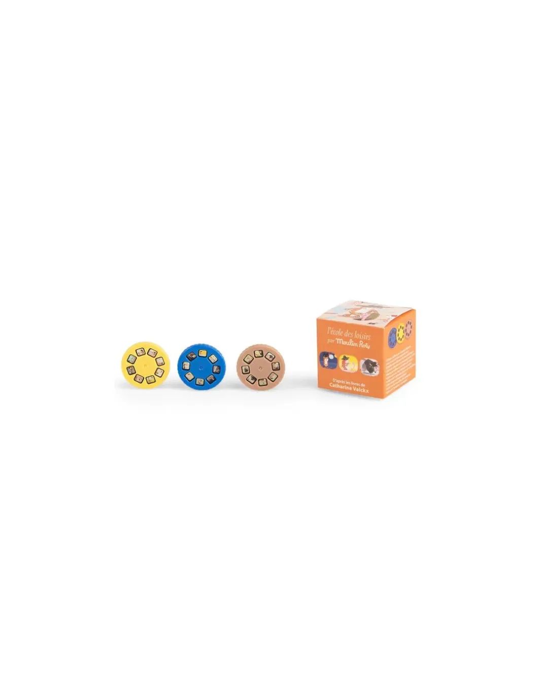 Boîte de 3 disques pour lampe Billy Ecole des loisirs - Moulin Roty