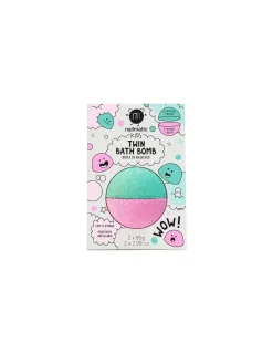 Boule de bain duo rose et lagon - Nailmatic