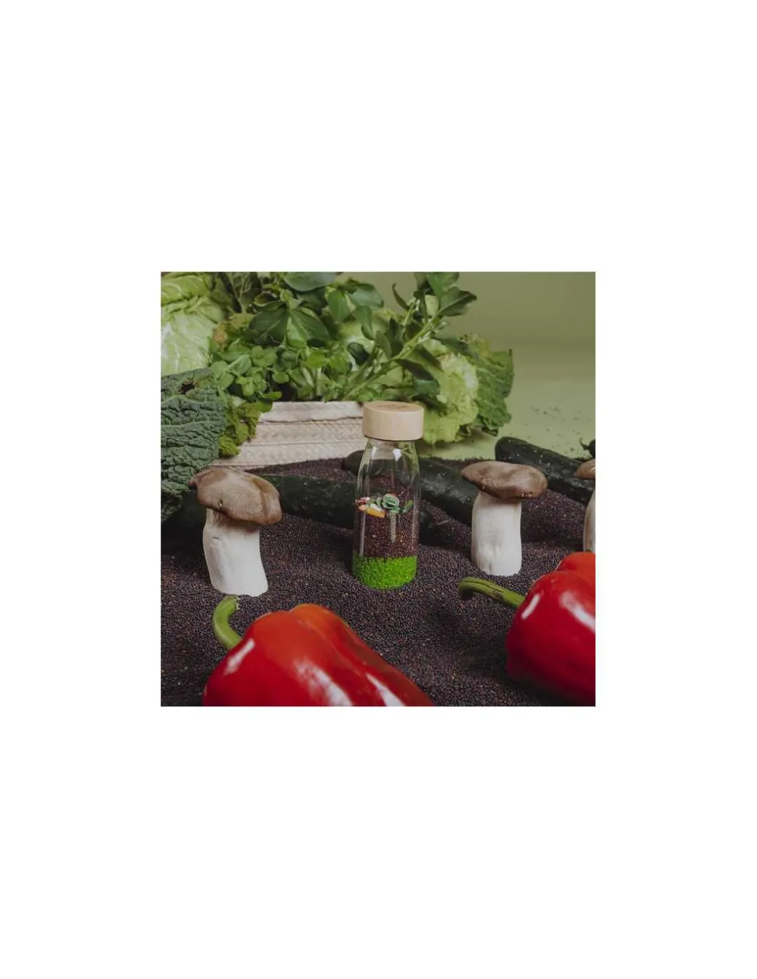 Bouteille sensorielle légumes - Petit Boum