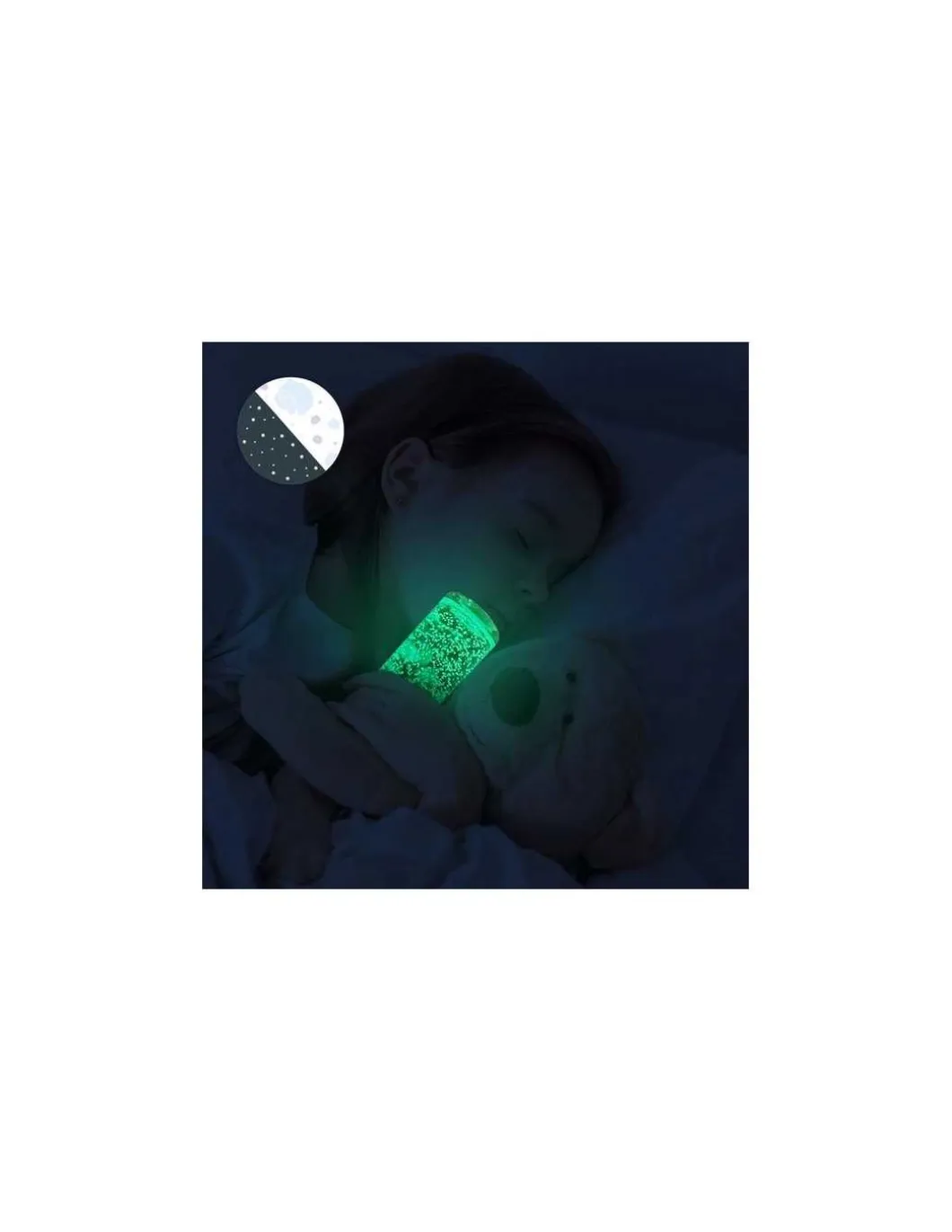 Bouteille sensorielle moutons phosphorescents - L'atelier gigogne
