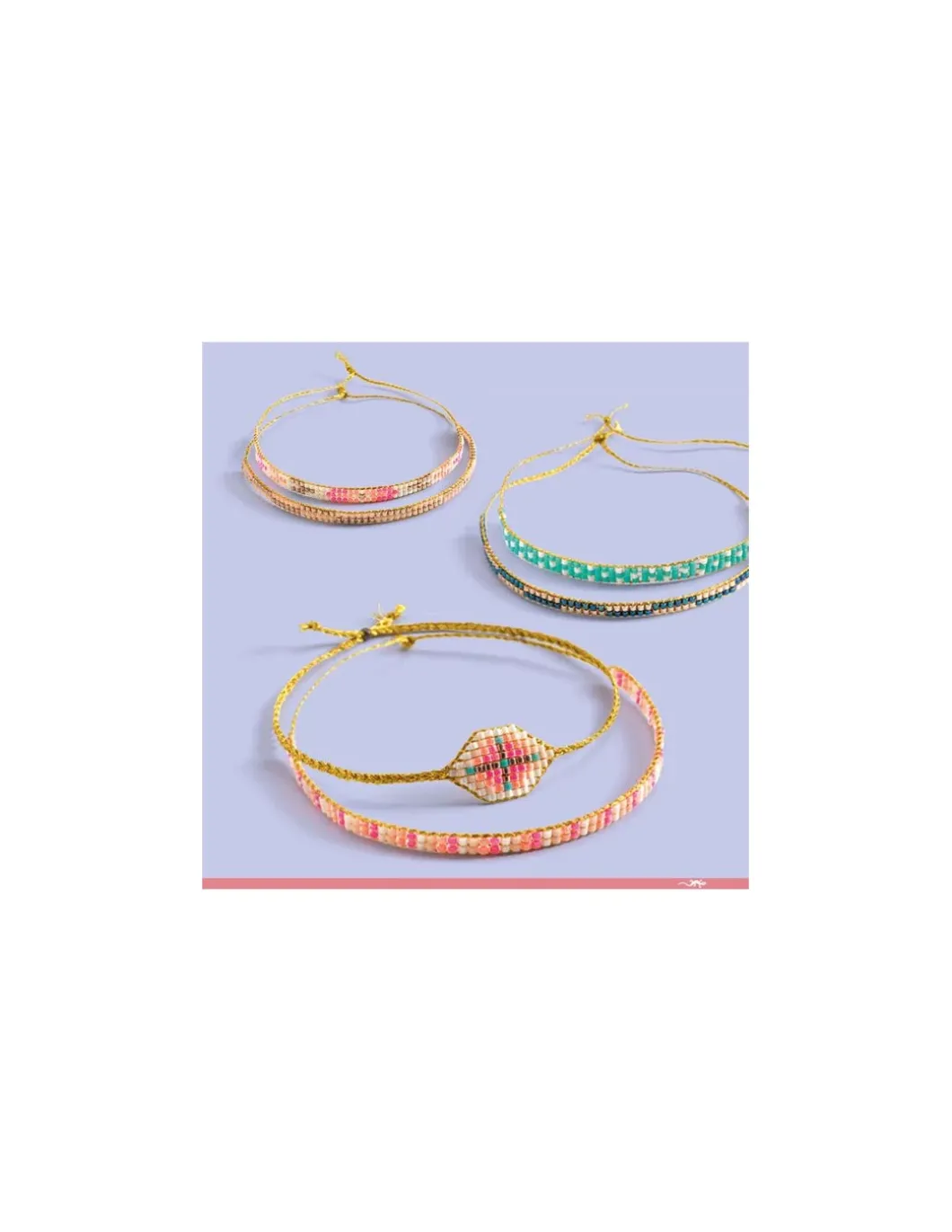 Bracelets et métier à tisser minuscules - Djeco