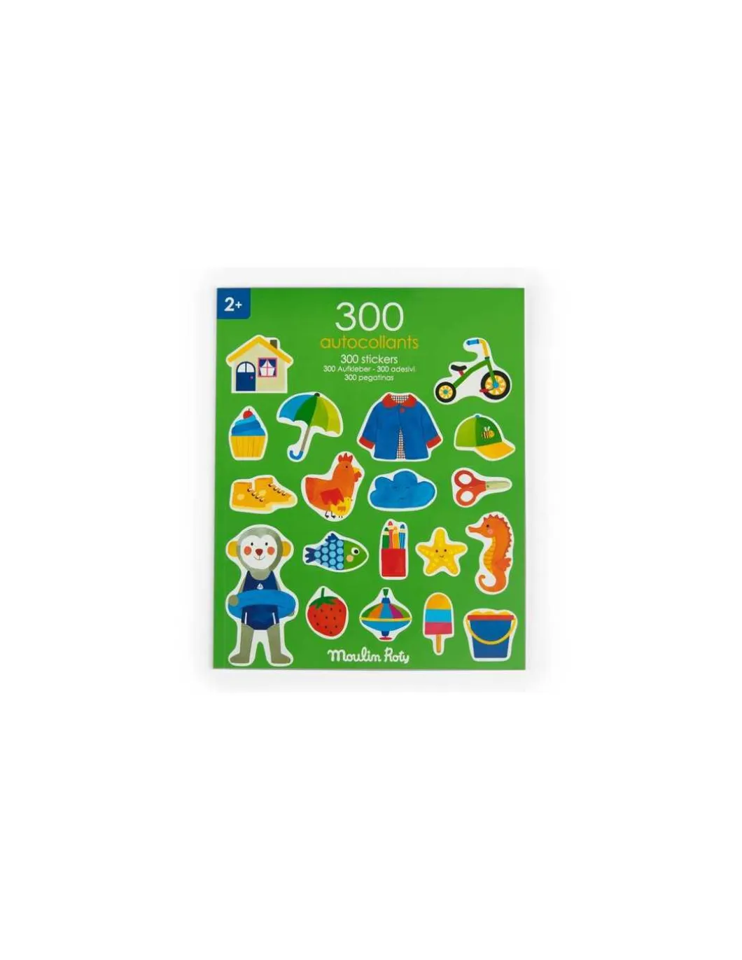 Cahier de 300 stickers Les Popipop - Moulin Roty