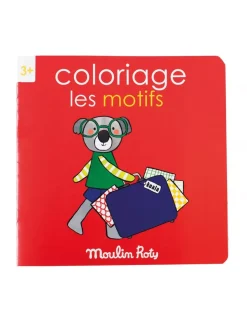 Cahier de coloriage les motifs les Popipop - Moulin Roty