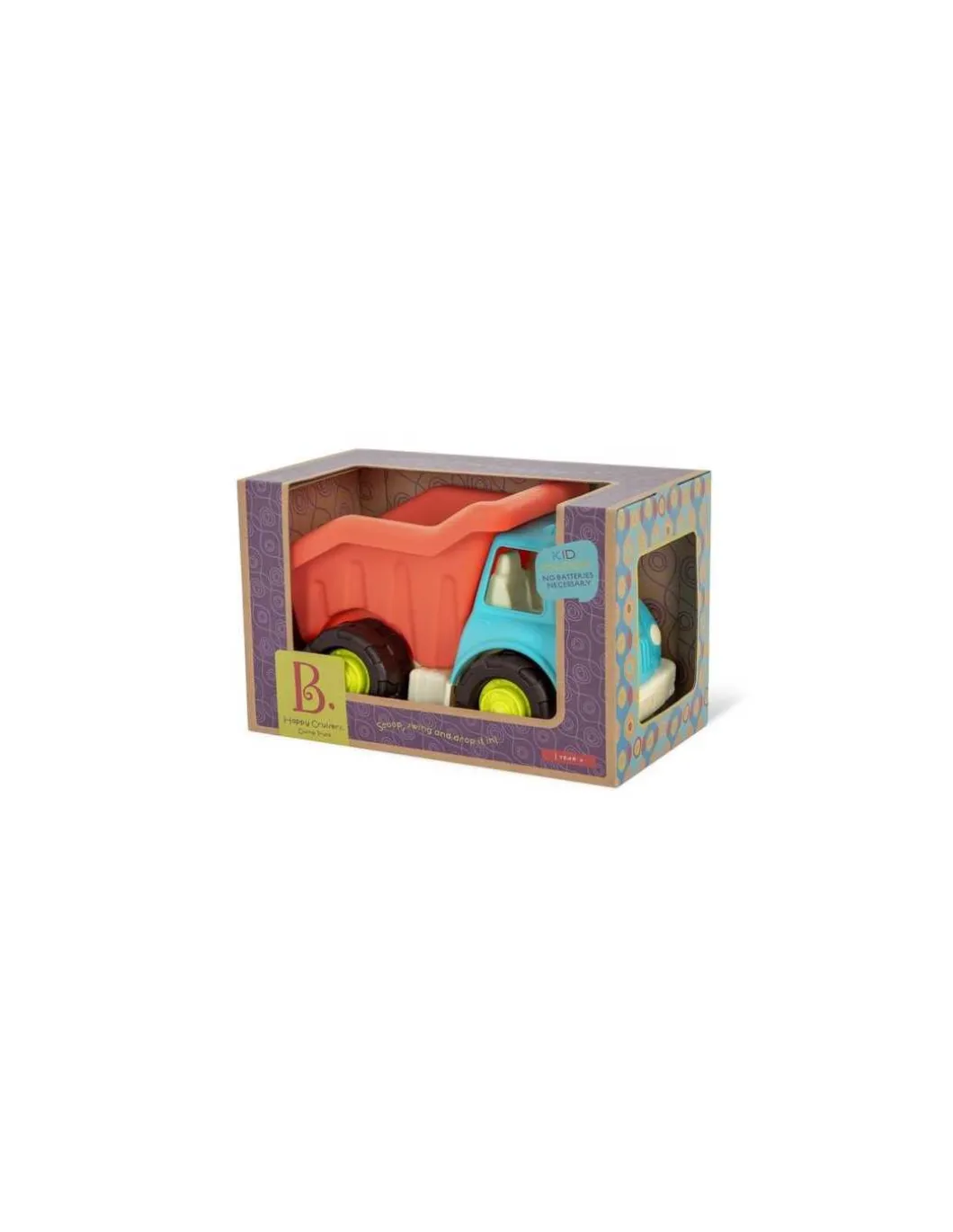 Camion benne rouge et bleu - B.Toys