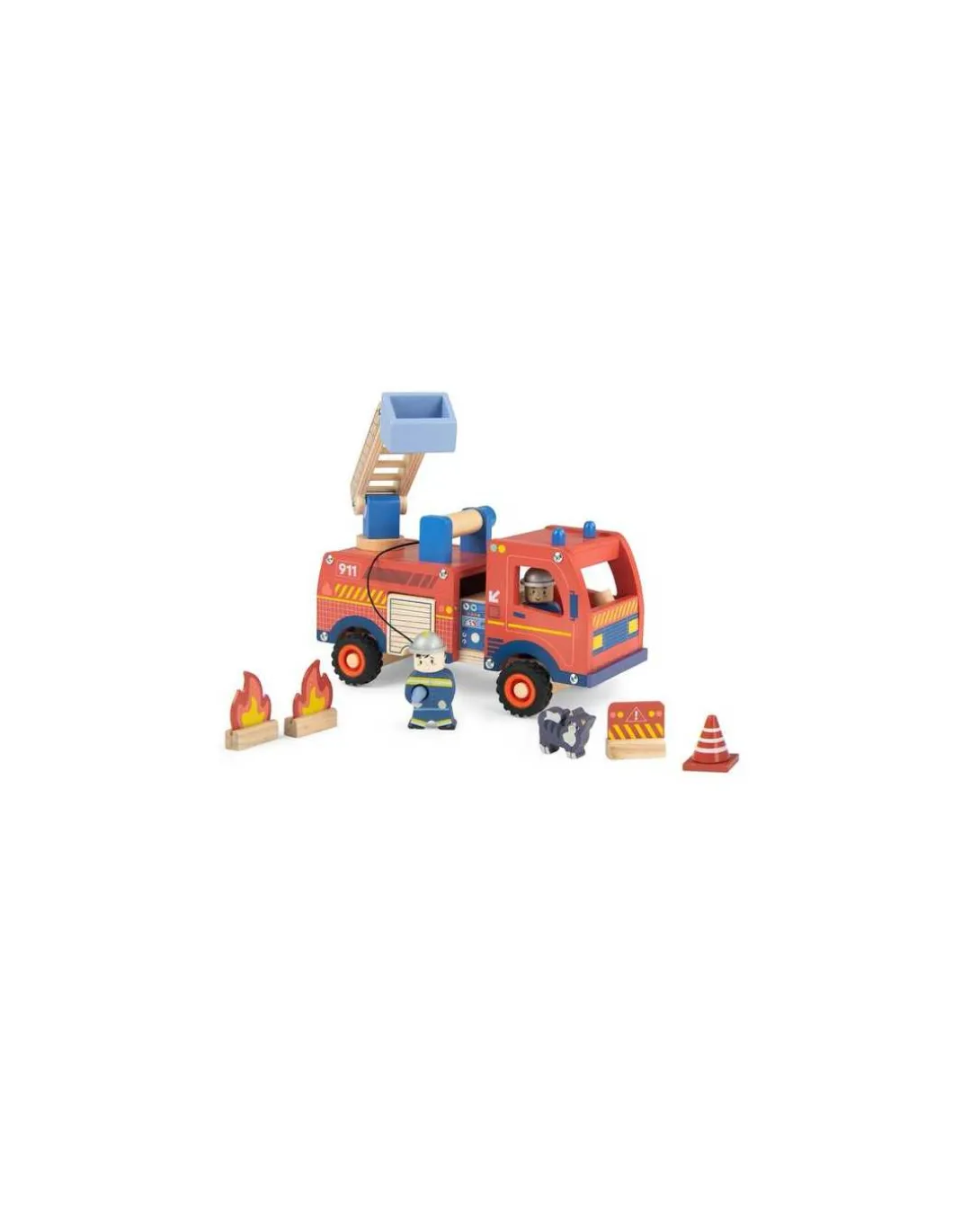 Camion de pompier Avenue du Moulin - Moulin Roty