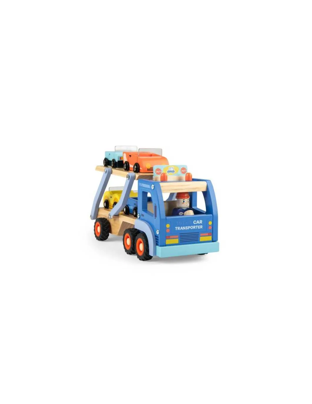 Camion de transport de voitures Avenue du Moulin - Moulin Roty