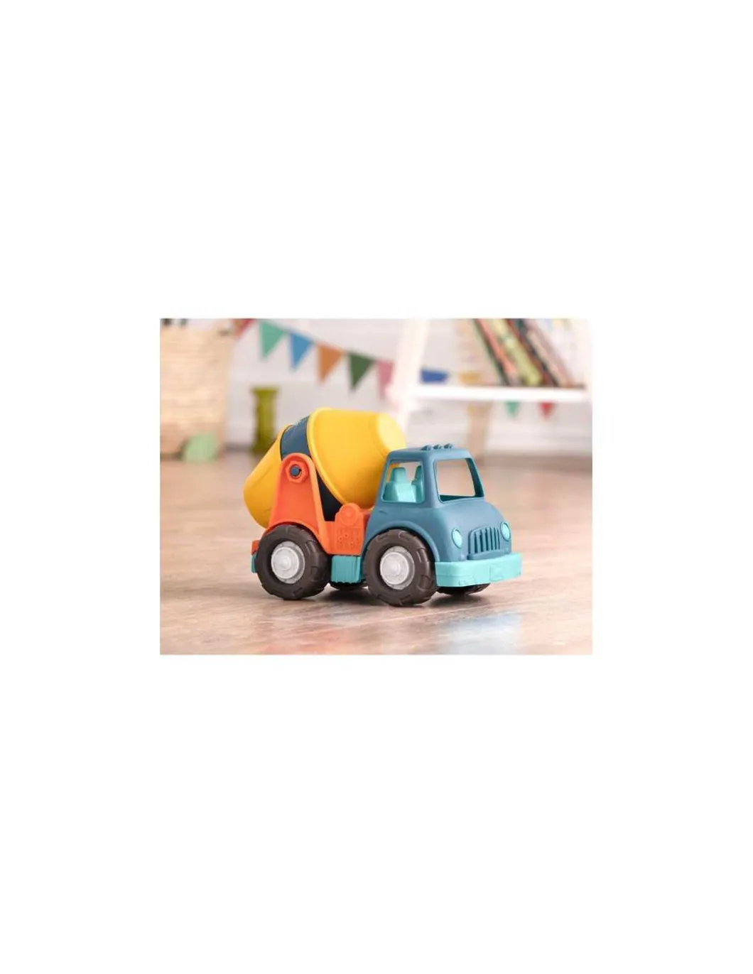 Camion toupie jaune et bleu - B.Toys
