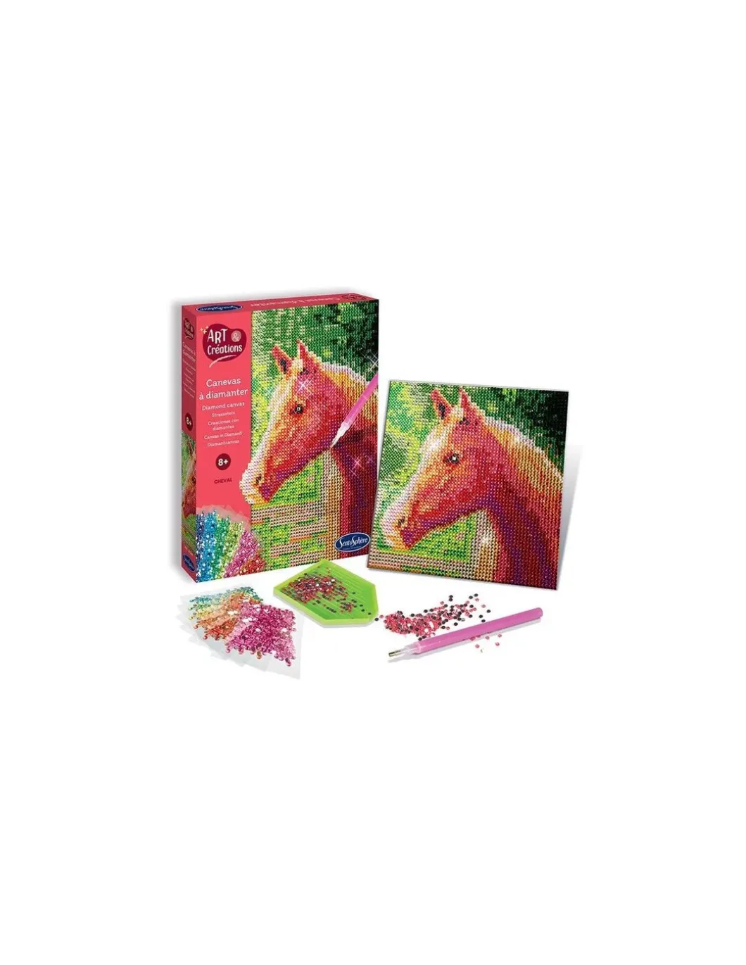 Canevas à diamanter cheval - Sentosphère