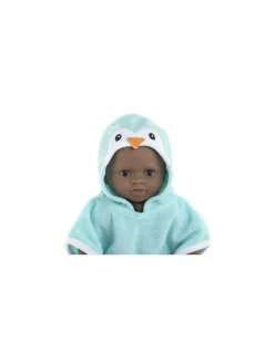 Cape de bain Pingouin pour poupée - Corolle