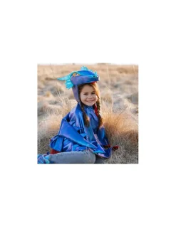 Cape de dragon bleu irisé 4-6 ans - Great Pretenders
