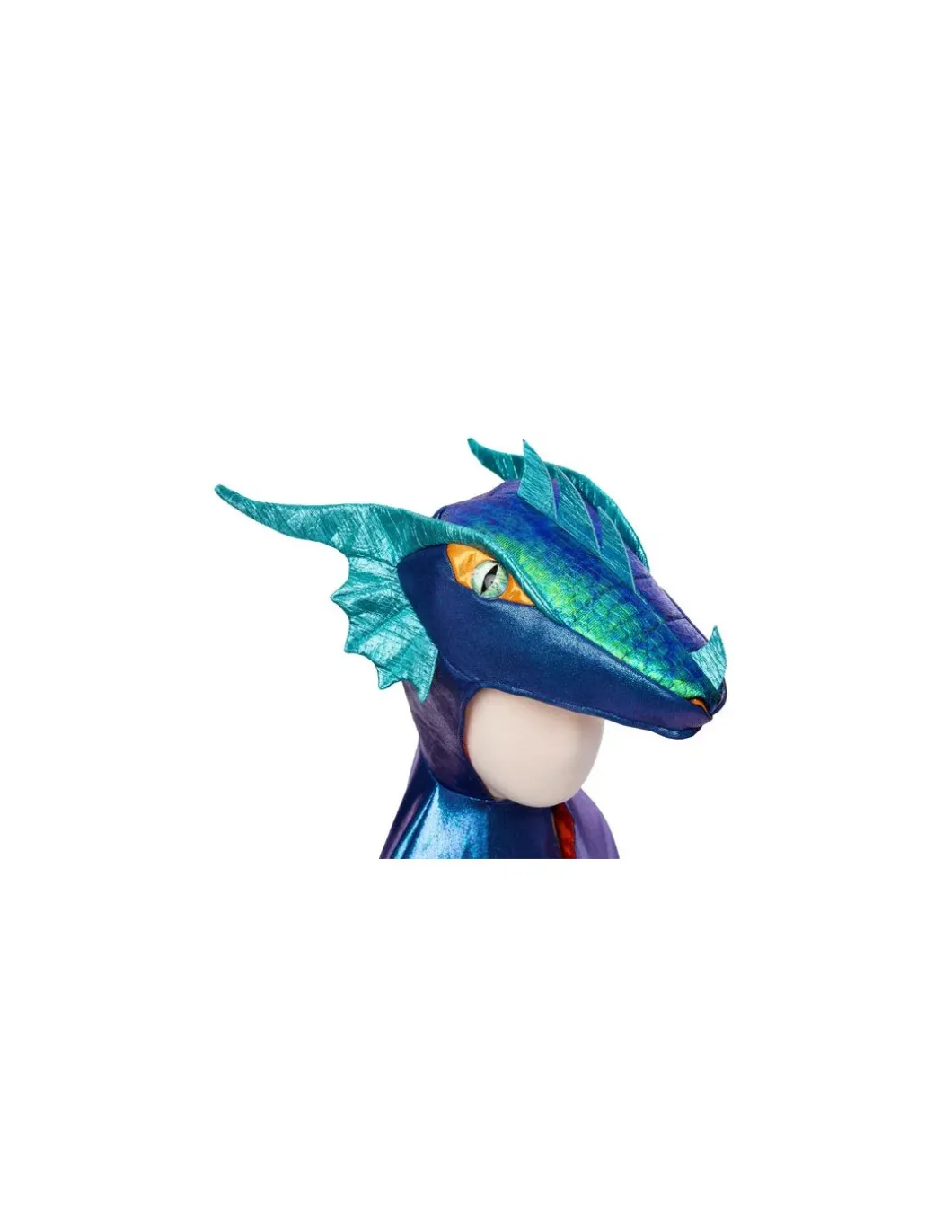 Cape de dragon bleu irisé 4-6 ans - Great Pretenders