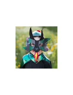 Cape et masque réversibles chevalier dragon 4-6 ans - Great Pretenders