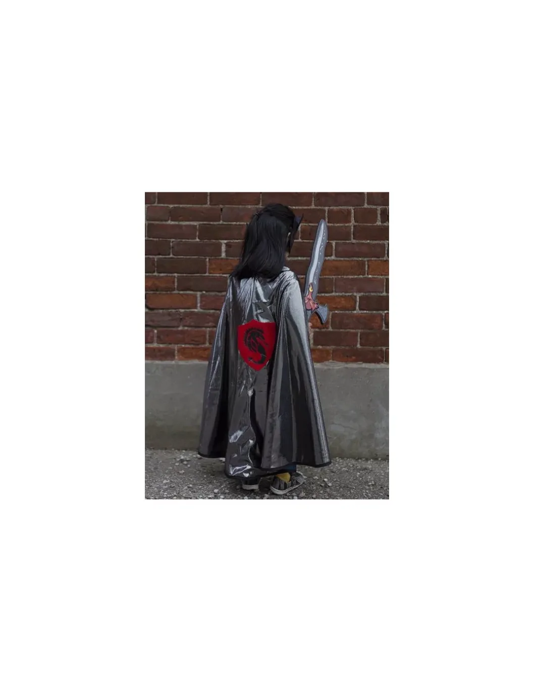 Cape et masque réversibles chevalier dragon 4-6 ans - Great Pretenders