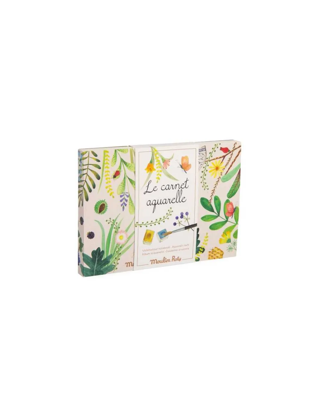 Carnet aquarelle Le Jardin du Moulin - Moulin Roty