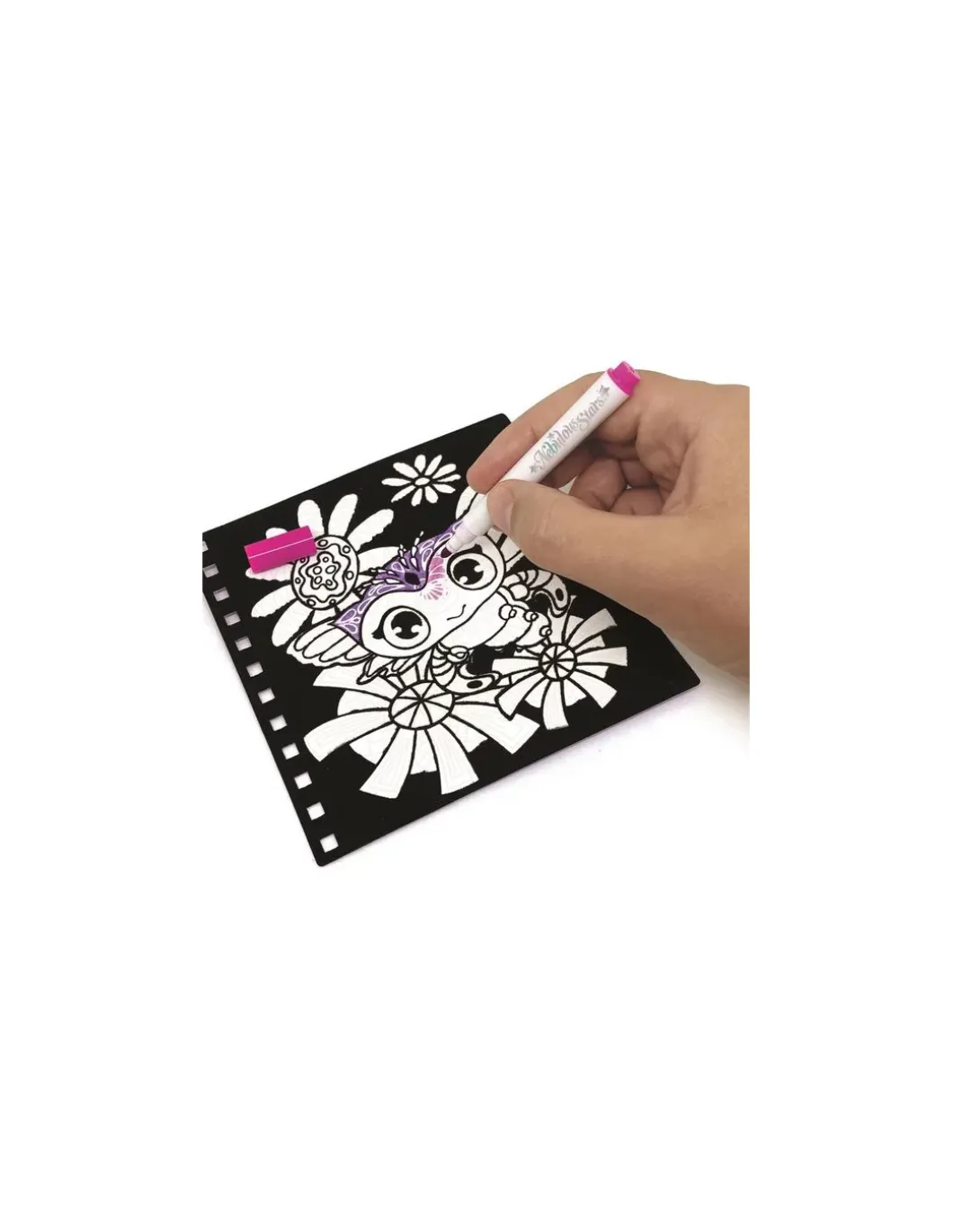 Carnet de coloriage velours - Nebulous Stars