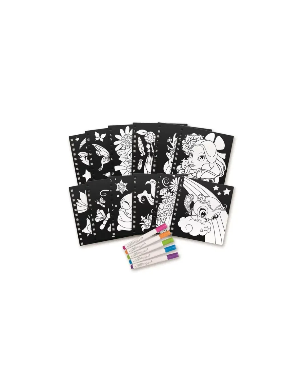 Carnet de coloriage velours - Nebulous Stars