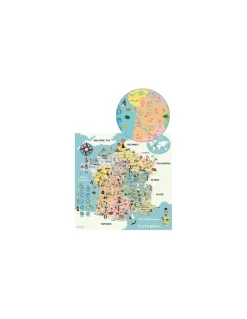 Carte de France magnétique Ingela P. Arrhenius - Vilac