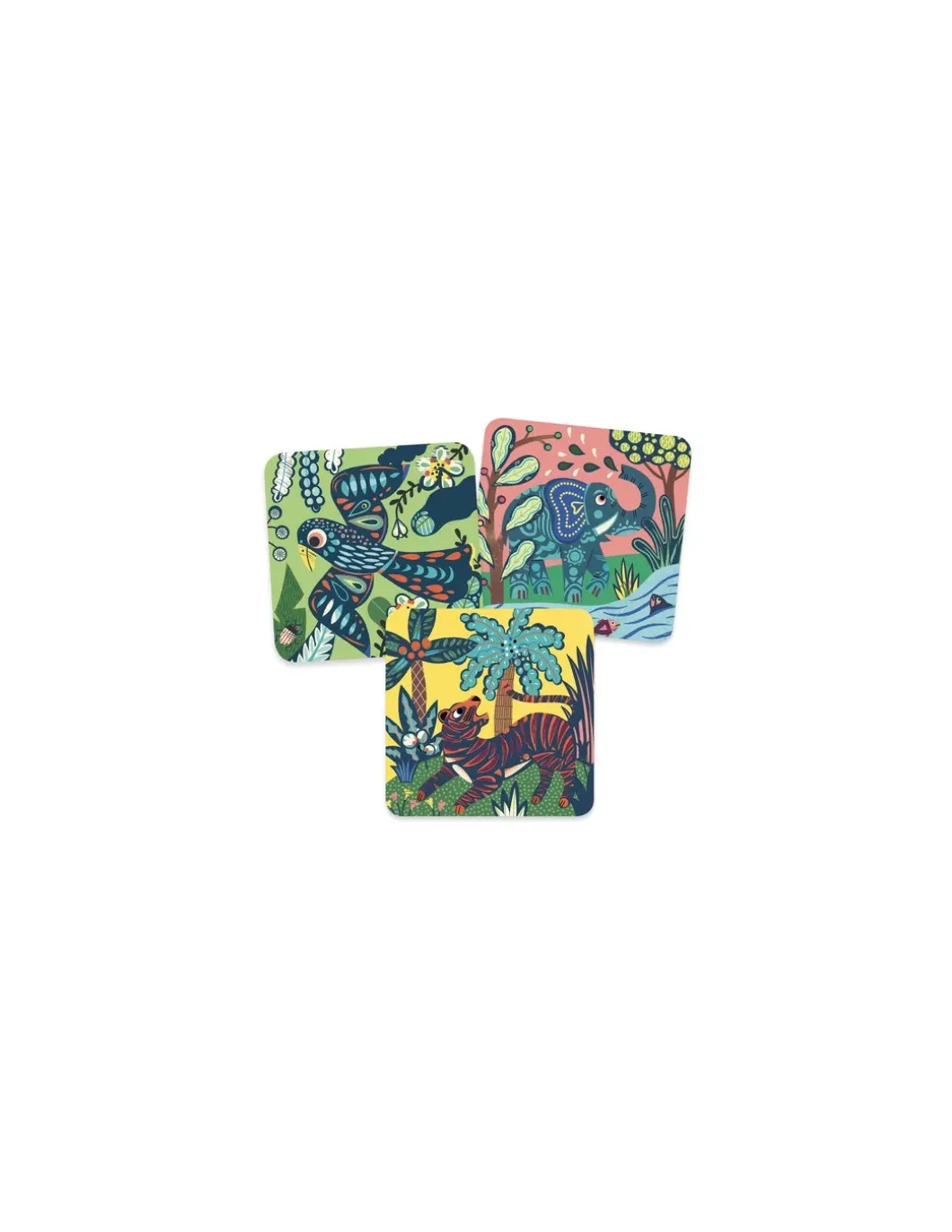 Cartes à gratter grosses bêtes - Djeco