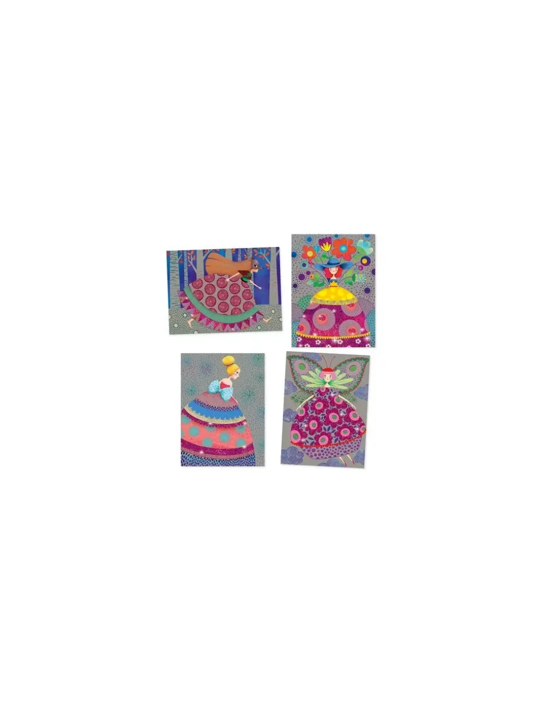 Cartes à gratter le bal des coquettes - Djeco