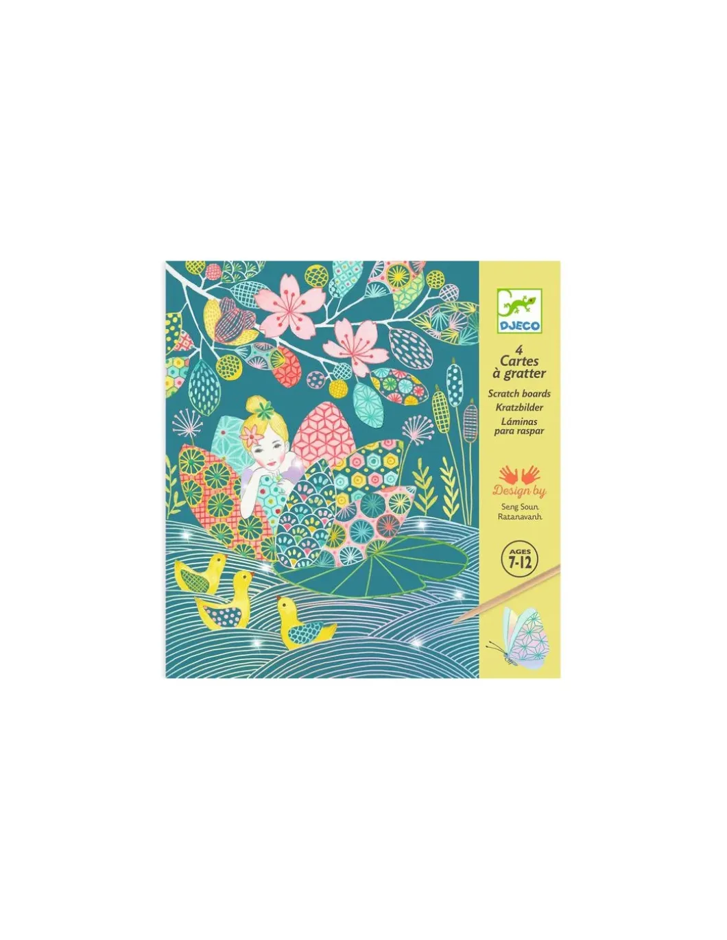 Cartes à gratter L'étang - Djeco