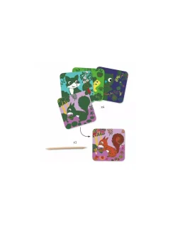 Cartes à gratter petites bêtes - Djeco
