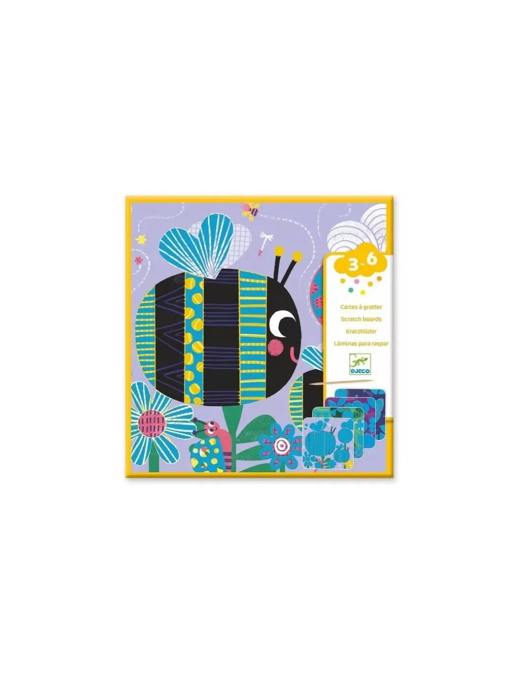 Cartes à gratter toutes petites bêtes - Djeco