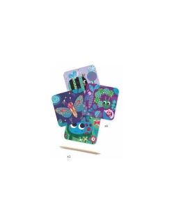 Cartes à gratter toutes petites bêtes - Djeco