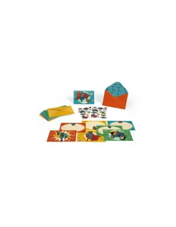 Cartes d'invitation Pow Bang - Djeco