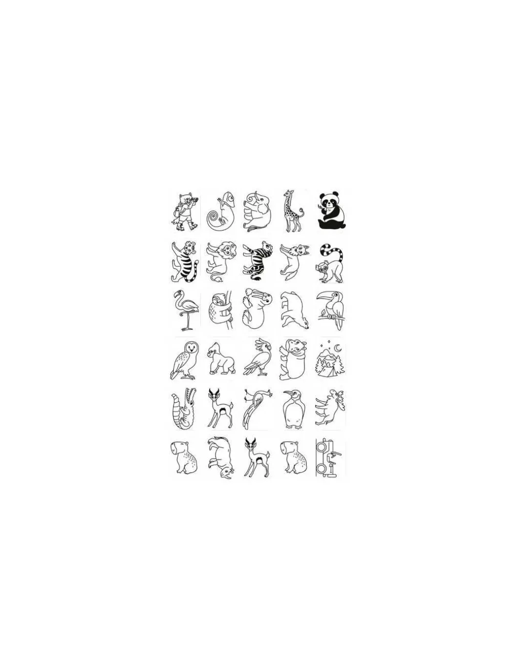 Cartes Kidydraw Mini Il était une fois et Animaux - Kidywolf