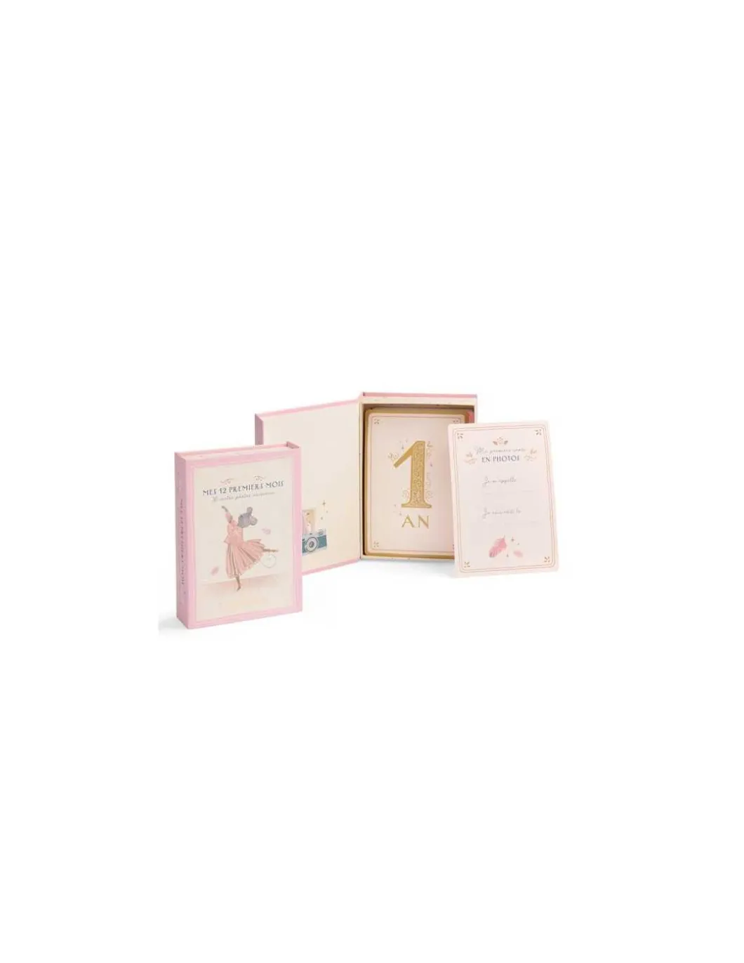 Cartes Mes 12 premiers mois La petite école de danse - Moulin Roty