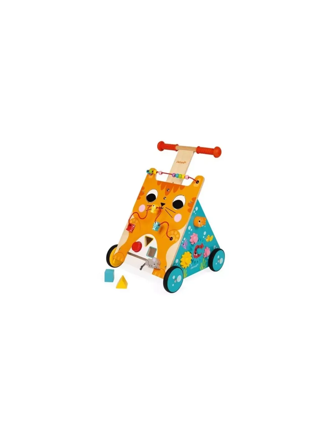 Chariot de marche chat multi activités - Janod