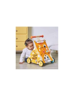 Chariot de marche chat multi activités - Janod