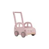 Chariot de marche voiture en bois Rose - Little Dutch