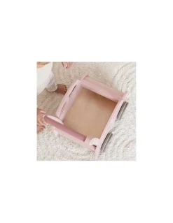 Chariot de marche voiture en bois Rose - Little Dutch