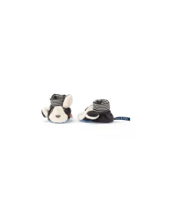 Chaussons chien Puce bleu Puce & Pilou - Moulin Roty
