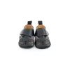 Chaussons cuir chat noir Les moustaches 12/18 m - Moulin Roty