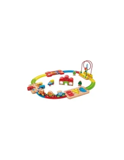 Chemin de fer puzzle arc en ciel - Hape