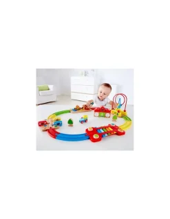 Chemin de fer puzzle arc en ciel - Hape