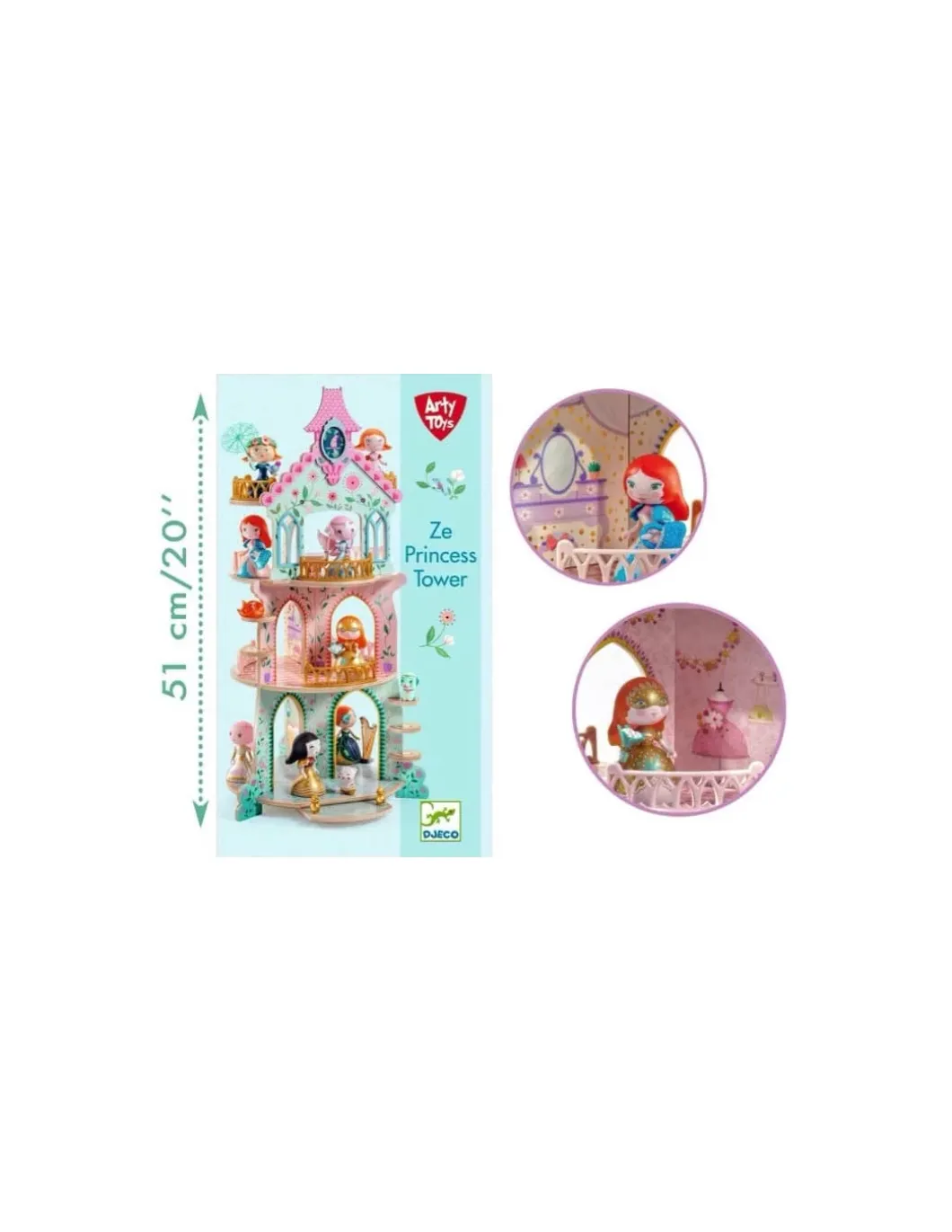 Château de princesse Arty Toys Ze Princesses Tower - Djeco